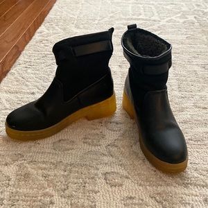 Troupe black rain / snow boots